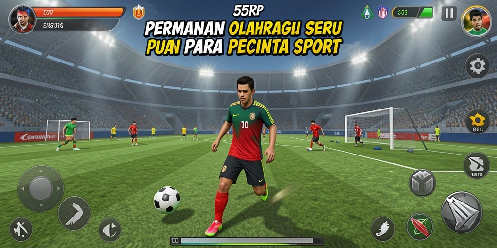 Tampilan gameplay 55RP yang seru dan menantang.