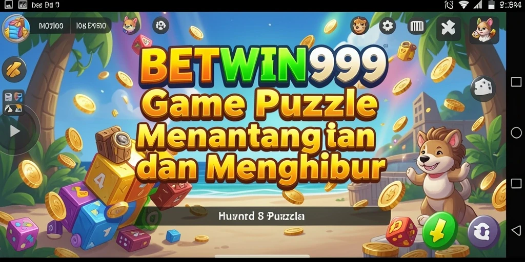 Screenshot gameplay BETWIN999 yang menunjukkan tantangan puzzle yang seru.