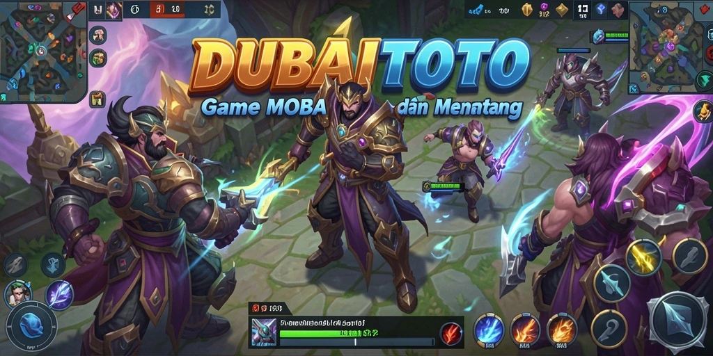 Tampilan gameplay DUBAITOTO yang menegangkan dan mengesankan.