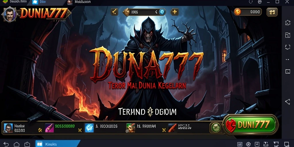 Screenshot DUNIA777 menampilkan gameplay yang menegangkan dan suasana horor.