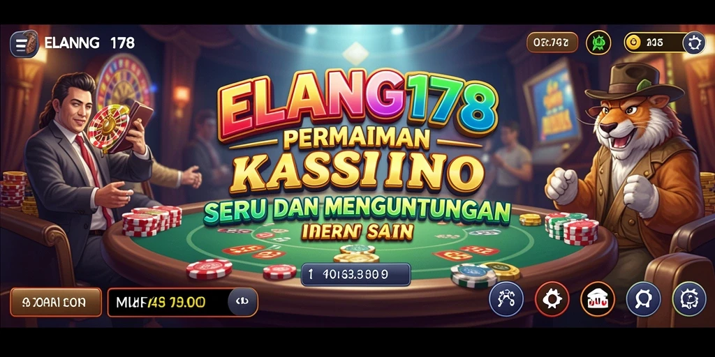 Tampilan gameplay seru dari ELANG178 yang mengasyikkan di kasino.