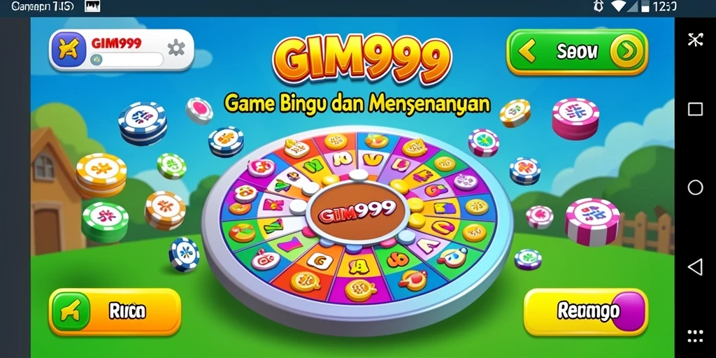 Screenshot gameplay GIM999 yang menampilkan keseruan permainan Bingo.