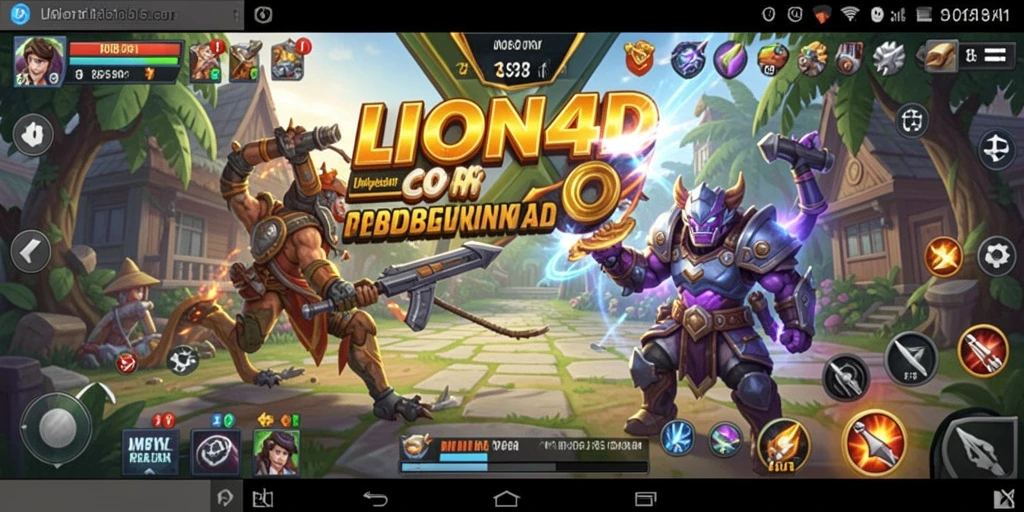 Screenshot utama LION4D menunjukkan antarmuka aplikasi yang modern dan fungsional.