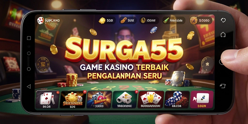 Tampilan menarik dari gameplay Kasino di SURGA55 yang mengasyikkan.